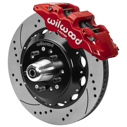 Wilwood KIT,FRONT,G-BODY,80-87,AERO6,14.00 ROTOR SRP,RED