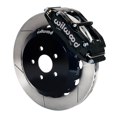 Wilwood Brake Kit, Front, Superlite 6 Big Brake (Hat), Lug, 13.00 Rotor, Plain Face, Black, For Chevrolet, For Pontiac, Kit