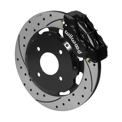 Wilwood Brake Kit, Front, FDLI Big Brake (Hat), Lug, 12.19 Rotor, SRP, Black, For Mitsubishi, Kit