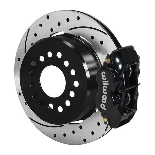 Wilwood Brake Kit, Rear, FDLI Parking, Lug, 12.19 Rotor, SRP, Black, Big For Ford, Kit
