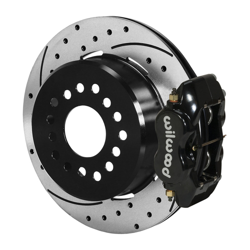 Wilwood Brake Kit, Rear, FDLI Parking, Lug, 12.19 Rotor, SRP, Black, Big For Ford New Style, Kit