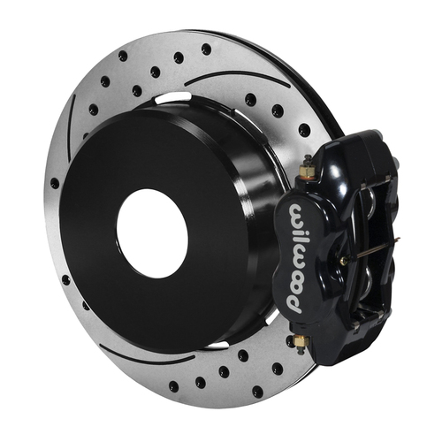 Wilwood Brake Kit, Rear, FDLI Parking, Lug, 12.19 Rotor, SRP, Black, Big For Ford, Kit