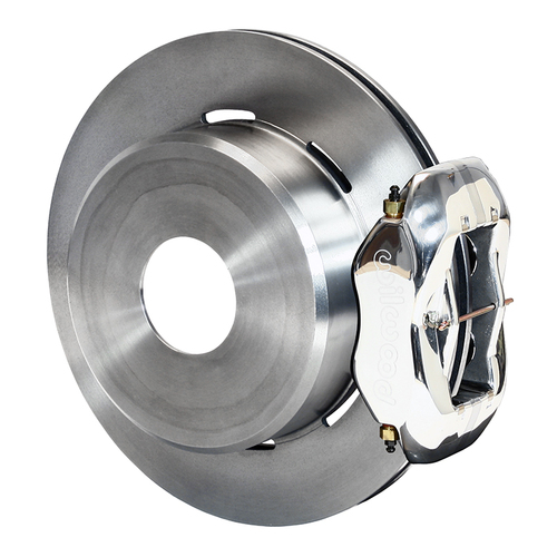 Wilwood Brake Kit, Rear, FDLI Parking, Lug, 12.19 Rotor, Plain Face, Polished, Big For Ford, Kit