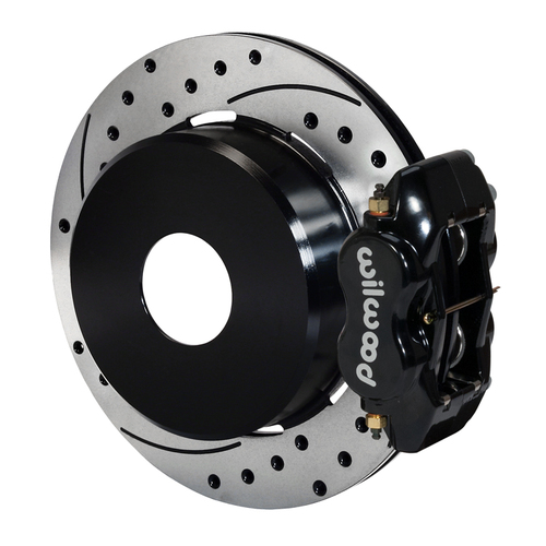 Wilwood Brake Kit, Rear, FDLI Parking, Lug, 12.19 Rotor, SRP, Black, Big For Ford New Style, Kit