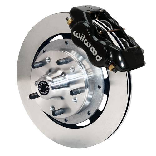 Wilwood Brake Kit, Front, FDLI Big Brake (Hub), Lug, 12.19 Rotor, Plain Face, Black, For Buick, For Chevrolet, For GMC, Heidts, Olds, For Pontiac, Ki