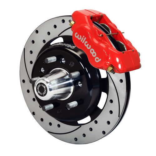 Wilwood Brake Kit, Front, FDLI Big Brake (Hub), Lug, 12.19 Rotor, SRP, Red, For Chevrolet, Kit