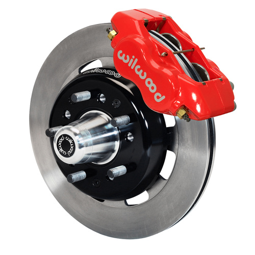 Wilwood Brake Kit, Front, FDLI Big Brake (Hub), Lug, 12.19 Rotor, Plain Face, Red, For Chevrolet, Kit