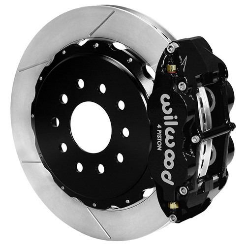 Wilwood Brake Kit, Rear, FNSL4R Big Brake For OE Parking Brake, Radial, 13.00 Rotor, Plain Face, Black, OEM, Kit