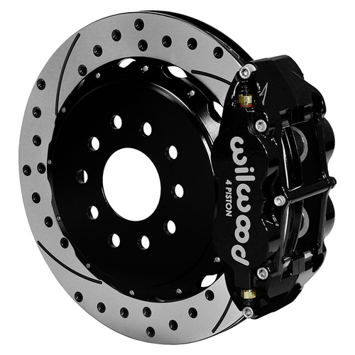 Wilwood Brake Kit, Rear, FNSL4R Big Brake For OE Parking Brake, Radial, 13.00 Rotor, SRP, Black, OEM, Kit