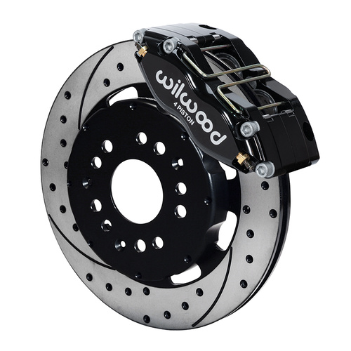 Wilwood Brake Kit, Front, NDPR-DS Big Brake (Hat), Radial, 12.19 Rotor, SRP, Black, For Chrysler, For Dodge, Eagle, For Mitsubishi, Kit