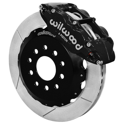 Wilwood Brake Kit, Front, FNSL6R Big Brake (Hat), Radial, 13.00 Rotor, Plain Face, Black, For Chevrolet, Kit