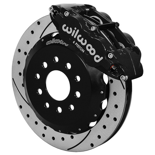 Wilwood Brake Kit, Front, FNSL6R Big Brake (Hat), Radial, 13.00 Rotor, SRP, Black, For Chevrolet, Kit