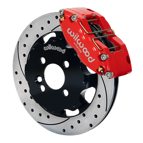 Wilwood Brake Kit, Front, NDPR-DS Big Brake (Hat), Radial, 12.19 Rotor, SRP, Red, Mini Cooper, Kit