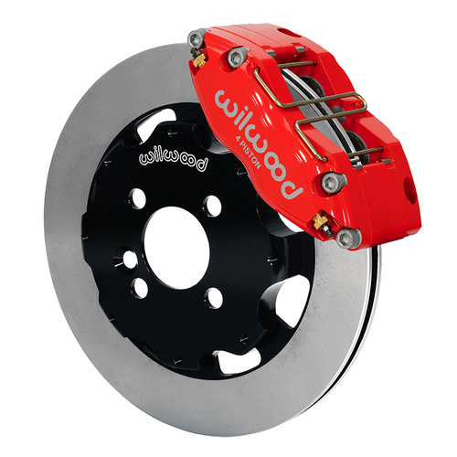 Wilwood Brake Kit, Front, NDPR-DS Big Brake (Hat), Radial, 12.19 Rotor, Plain Face, Red, Mini Cooper, Kit