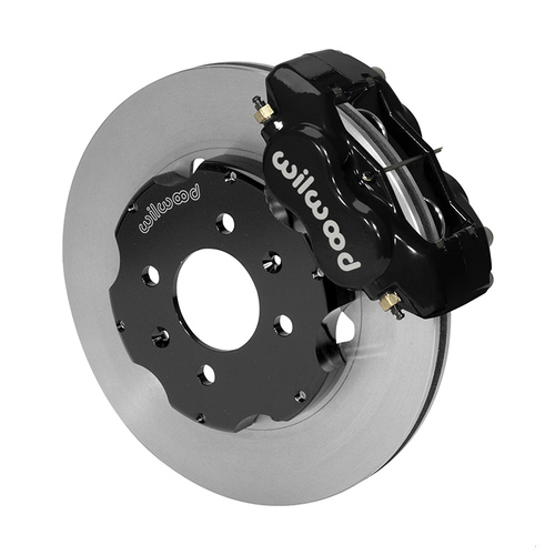 Wilwood Brake Kit, Front, FDLI Big Brake (Hat), Lug, 11.00 Rotor, Plain Face, Black, For Honda, Kit