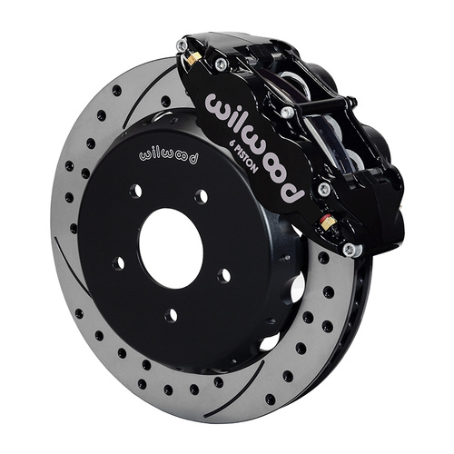 Wilwood Brake Kit, Front, FNSL6R Big Brake (Hat), Radial, 13.00 Rotor, SRP, Black, For Pontiac, w/Lines, Kit