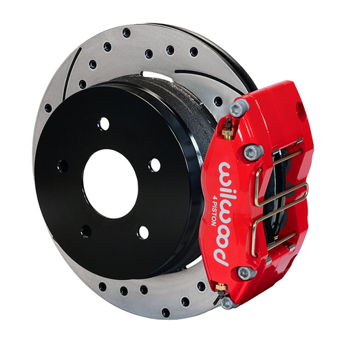 Wilwood Brake Kit, Rear, NDPR-DS For OE Parking Brake, Radial, 12.19 Rotor, SRP, Red, OEM, Kit