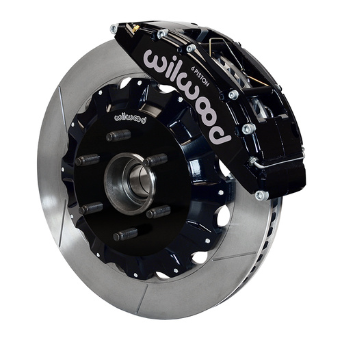 Wilwood Brake Kit, Front, TC6R Big Brake Truck, Radial, 16.00 Rotor, Plain Face, Black, For Ford, For Lincoln, Kit