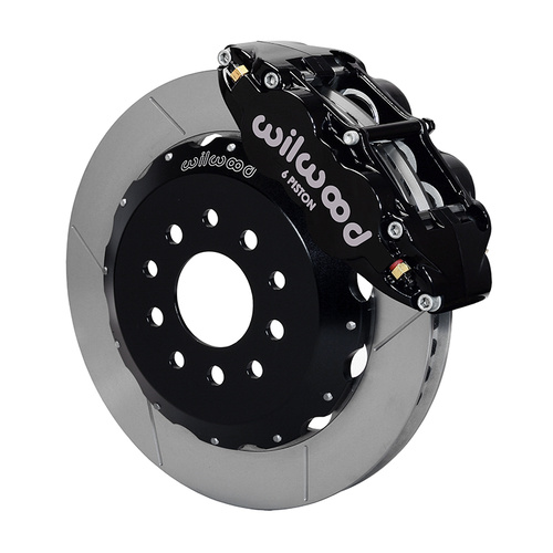 Wilwood Brake Kit, Front, FNSL6R Big Brake (Hat), Radial, 14.00 Rotor, Plain Face, Black, For Ford, Kit