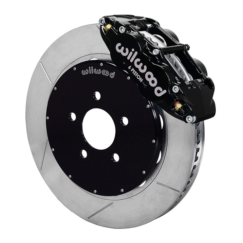Wilwood Brake Kit, Front, FNSL6R Big Brake (Hat), Radial, 14.00 Rotor, Plain Face, Black, For Ford, Kit