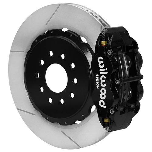 Wilwood Brake Kit, Rear, FNSL4R Big Brake For OE Parking Brake, Radial, 14.00 Rotor, Plain Face, Black, OEM, Kit