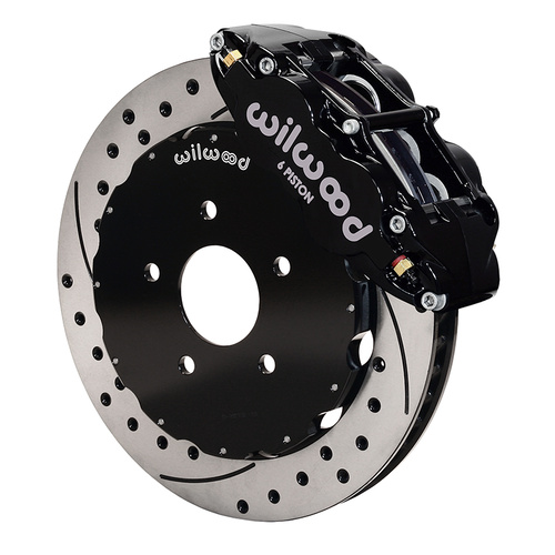 Wilwood Brake Kit, Front, FNSL6R Big Brake (Hat), Radial, 13.06 Rotor, SRP, Black, For Infiniti, For Nissan, Kit