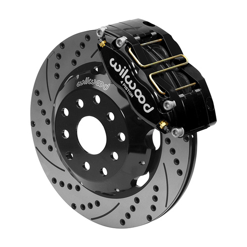 Wilwood Brake Kit, Front, NDPR-DS Big Brake (Hat), Radial, 12.00 Rotor, SRP, Black, For Subaru, Kit