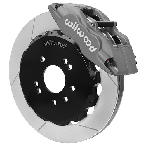 Wilwood Brake Kit, Front, FSLI4 Big Brake (Hat), Lug, 13.00 Rotor, Plain Face, Ano, For Nissan, Kit