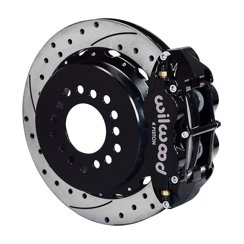 Wilwood Brake Kit, Rear, FNSL4R Big Brake Parking, Radial, 13.00 Rotor, SRP, Black, Big For Ford New Style, Kit