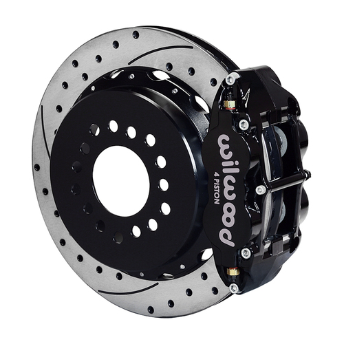 Wilwood Brake Kit, Rear, FNSL4R Big Brake Parking, Radial, 13.00 Rotor, SRP, Black, 8.8 For Ford, Kit
