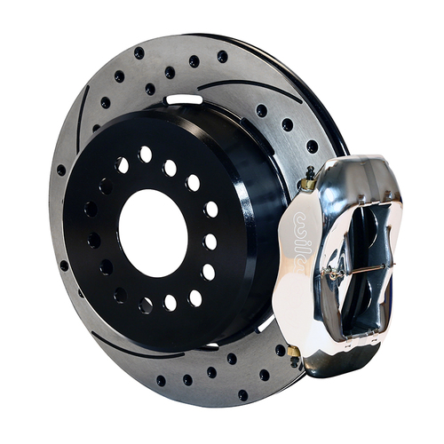 Wilwood Brake Kit, Rear, FDLI Parking, Lug, 12.19 Rotor, SRP, Polished, Small For Ford, Kit