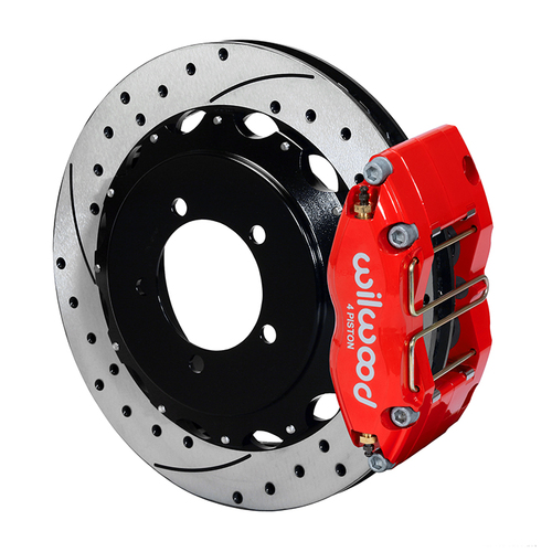 Wilwood Brake Kit, Rear, NDPR13-DS For OE Parking Brake, Radial, 13.00 Rotor, SRP, Red, OEM, Kit