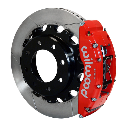Wilwood Brake Kit, Rear, TC6R Big Brake Truck, Radial, 16.00 Rotor, Plain Face, Red, OEM, Kit