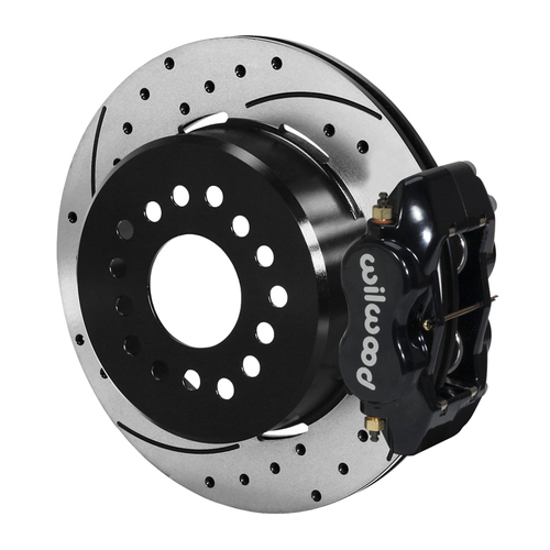 Wilwood Brake Kit, Rear, FDLI Parking, Lug, 12.19 Rotor, SRP, Black, Big For Ford New Style, Kit