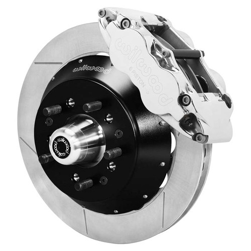 Wilwood Brake Kit, Front, FNSL6R Big Brake (Hub), Radial, 13.00 Rotor, Plain Face, Polished, For Buick, For Chevrolet, For GMC, Heidts, Olds, For Pon