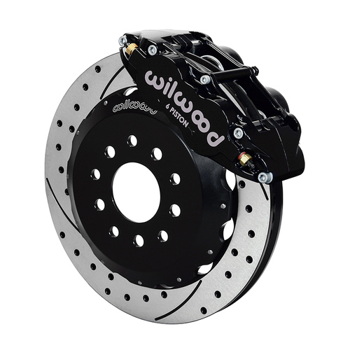 Wilwood Brake Kit, Front, FNSL6R Big Brake (Hat), Radial, 13.06 Rotor, SRP, Black, For Chevrolet, For Pontiac, Kit