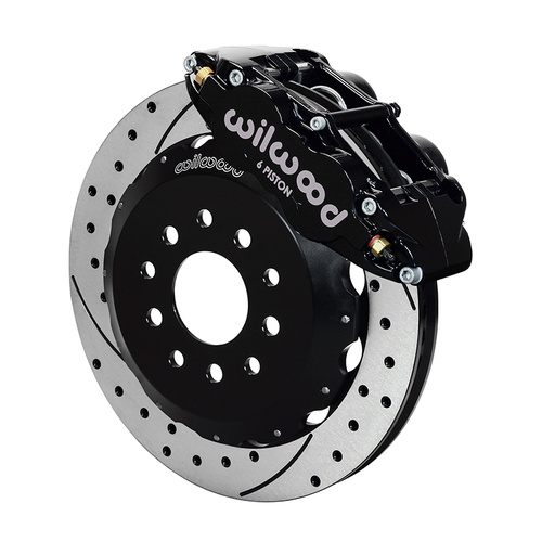 Wilwood Brake Kit, Front, FNSL6R Big Brake (Hat), Radial, 14.00 Rotor, SRP, Black, For Chevrolet, For Pontiac, Kit