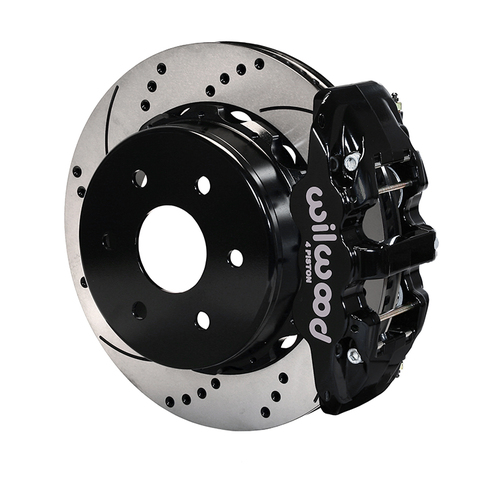 Wilwood Brake Kit, Rear, AERO4 Big Brake Truck, Radial, 14.25 Rotor, SRP, Black, OEM, Kit