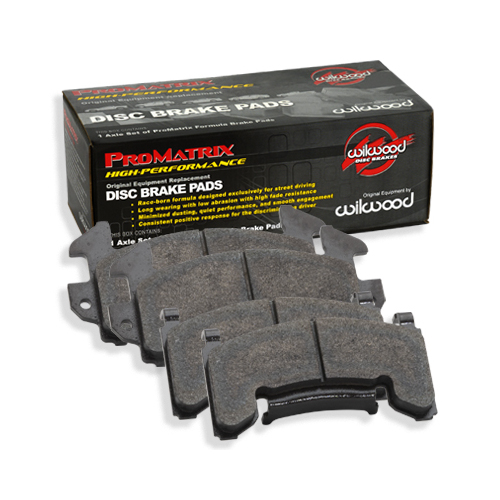 Wilwood Brake Pad, D52, ProMatrix, Bedded, .52 / .58 in. Thick, 800 to 900 F., Medium Friction, Set