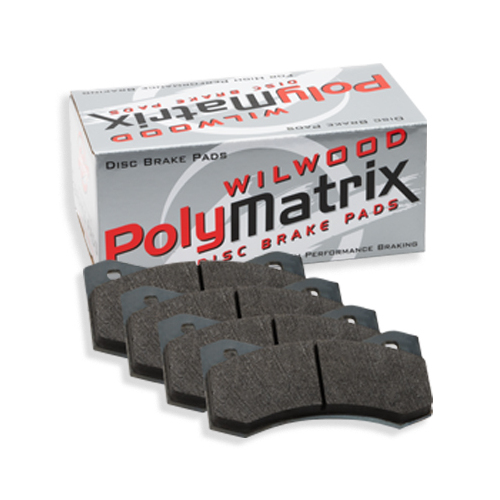 Wilwood Brake Pad, 6617, PolyMatrix A, .67 in. Thick, 1300+ F., High Friction, Set