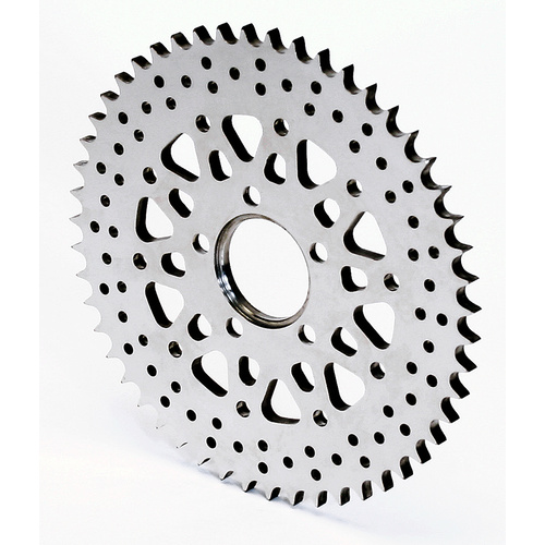 Wilwood Rotor, 0.35 Width, 9.88 in. Dia, 5 X 3.25 in. Bolt Circle, Stainless, Solid, Drilled, Micro Polish, Each