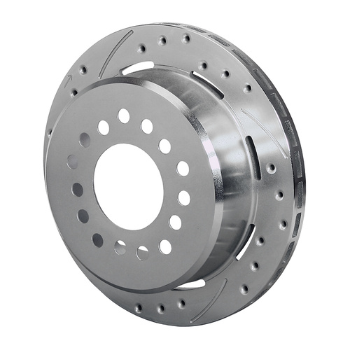 Wilwood Rotor, 0.81 Width, 11 in. Dia, Iron, 32 V, SRP Drilled & Slotted, Zinc Plate, R/H, Each