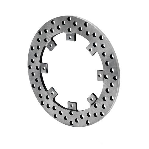 Wilwood Rotor, 0.35 Width, 11.44 in. Dia, 8 x 7.00 in. Bolt Circle, Super Alloy, Solid, Drilled, Plain, Each
