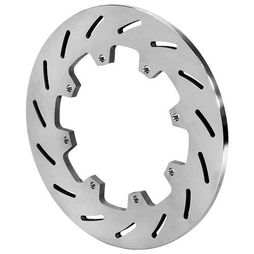 Wilwood Rotor, 0.36 Width, 12 in. Dia, 8 x 7.00 in. Bolt Circle, Titanium, Solid, Slotted, Plain, Each