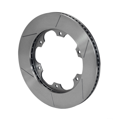 Wilwood Rotor, 0.81 Width, 11 in. Dia, 6 x 6.25 in. Bolt Circle, Spec-37 Iron, 72 V, GT Slotted, Plain, Each