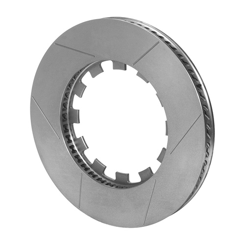 Wilwood Rotor, 1.25 Width, 14 in. Dia, 12 x 7.77L in. Bolt Circle, Spec-37 Iron, 72 CV, GT Slotted, Plain, L/H, Each
