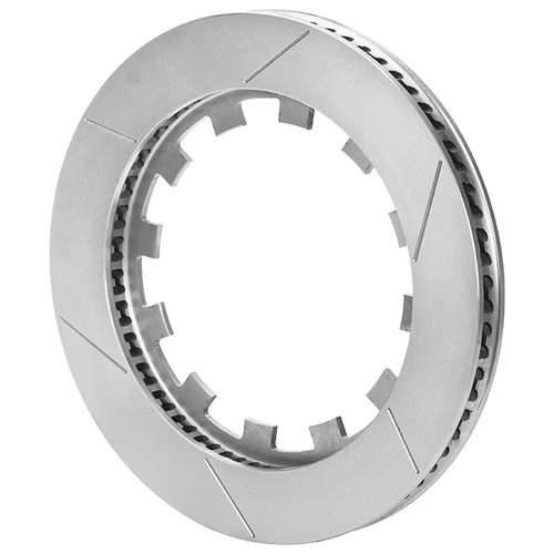 Wilwood Rotor, 1.25 Width, 14 in. Dia, 12 x 8.80L in. Bolt Circle, Spec-37 Iron, 72 CV, GT Slotted, Plain, R/H, Each