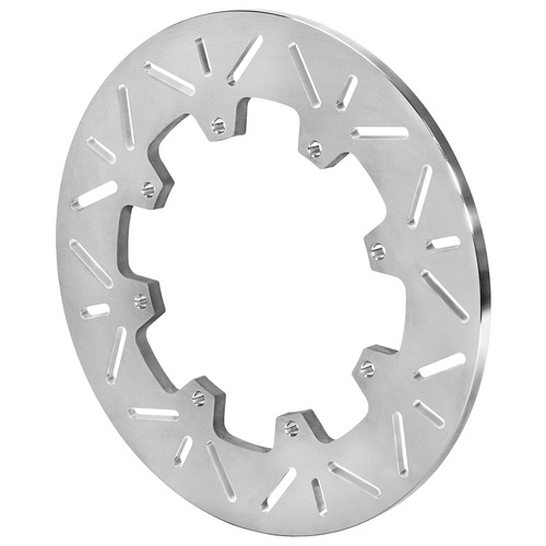 Wilwood Rotor, 0.36 Width, 12 in. Dia, 8 x 7.00 in. Bolt Circle, Titanium, Solid, Slotted, Plain, Each