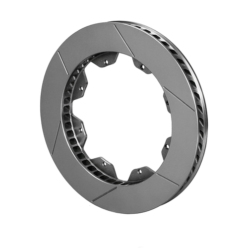 Wilwood Rotor, 1.25 Width, 12.72 in. Dia, 8 x 7.62 in. Bolt Circle, Spec-37 Iron, 48 CV, GT Slotted, Plain, L/H, Each