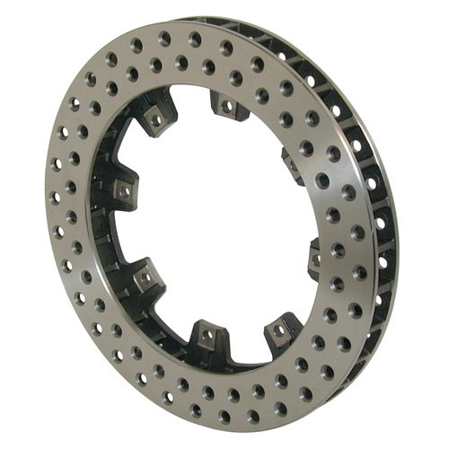 Wilwood Rotor, 0.81 Width, 11.75 in. Dia, 8 x 7.00 in. Bolt Circle, Iron, 32 V, Race Drilled, Plain, Each